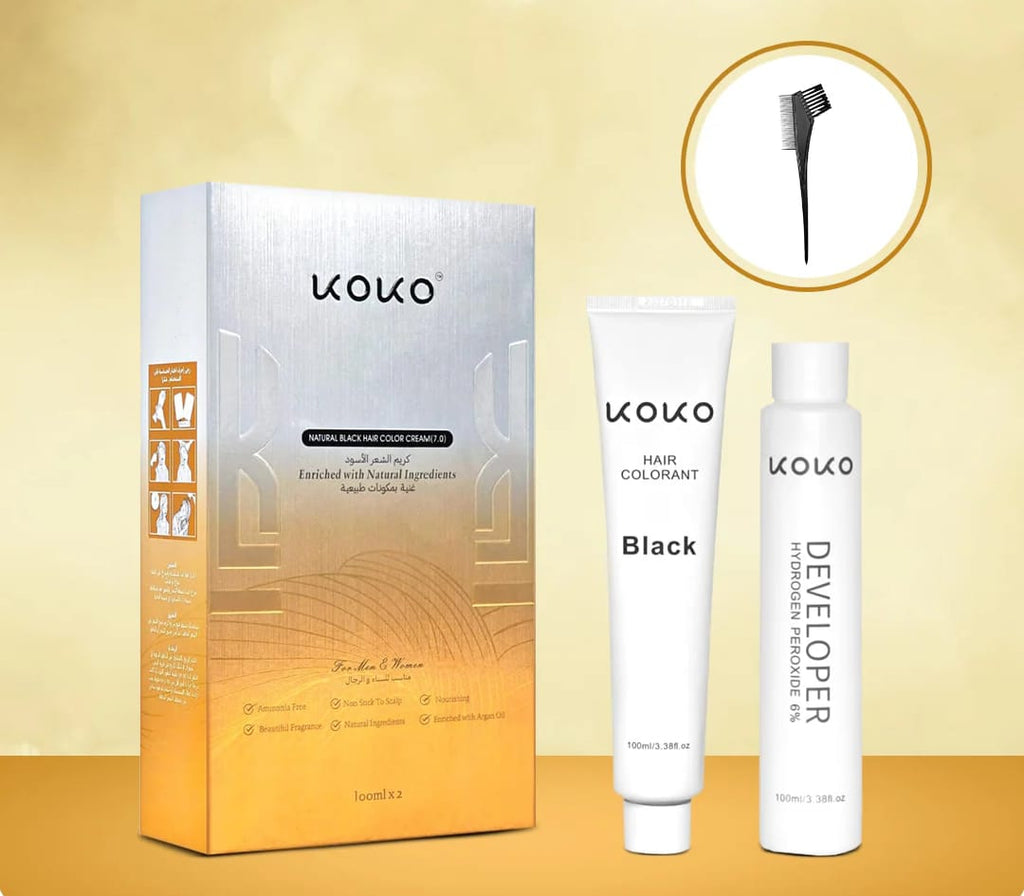 KOKO Professional Hair Color 200ml – Natural Black