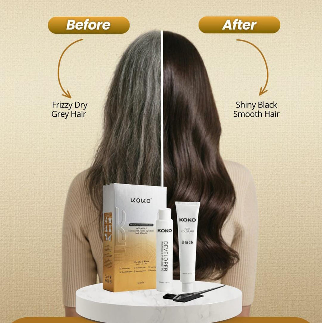 KOKO Professional Hair Color 200ml – Natural Black
